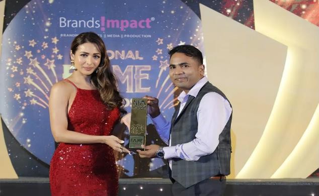 Rajesh Kewat at National Fame Awards