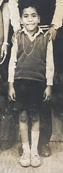 Childhood photo of Rajesh Kewat